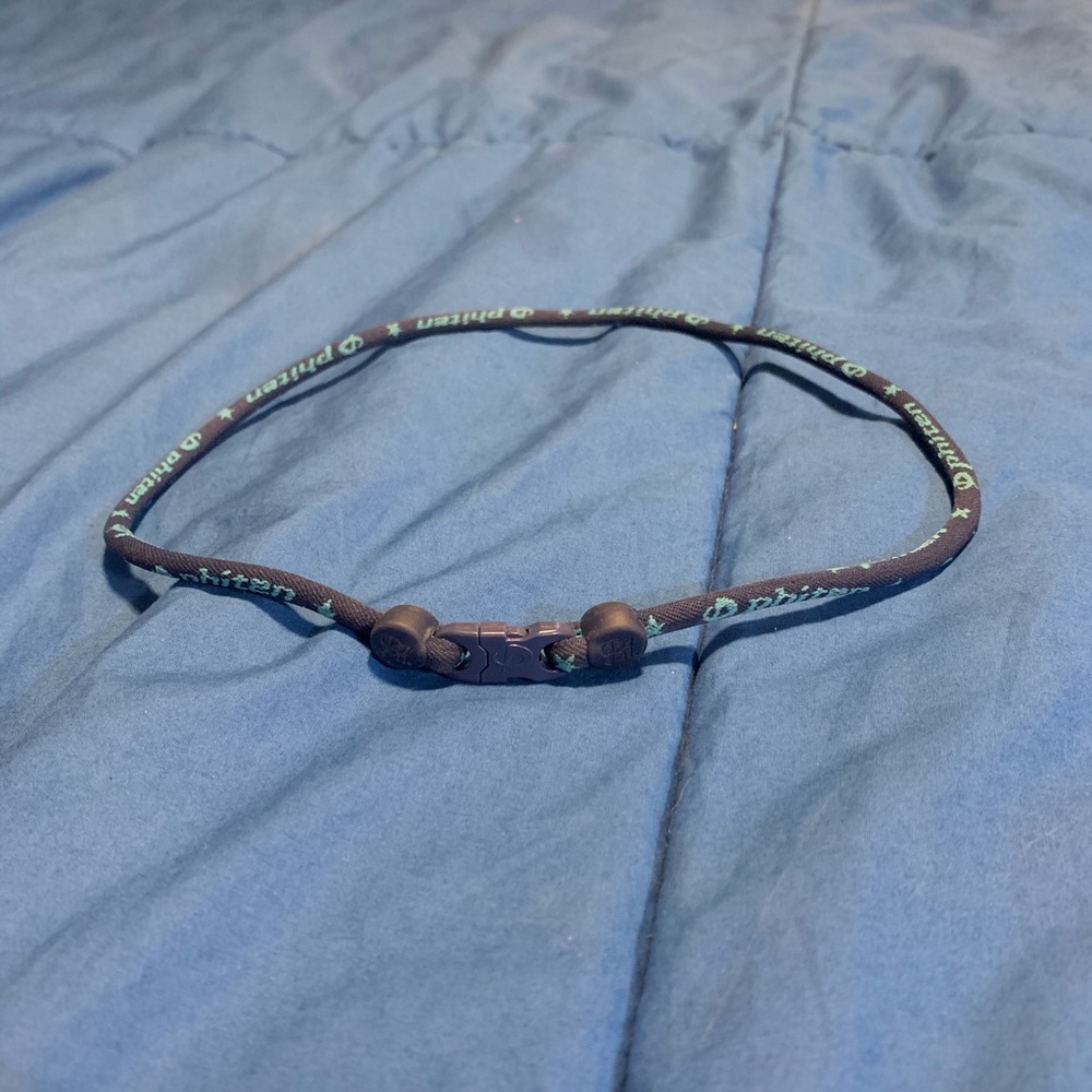 Phiten Dark Blue Titanium Necklace